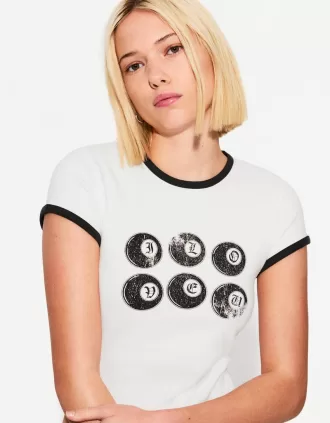 Camiseta manga corta con estampado