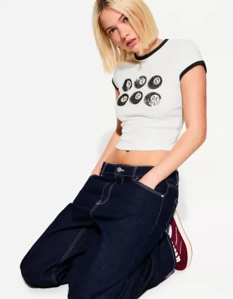 Camiseta manga corta con estampado