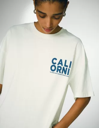 Camiseta manga corta con estampado