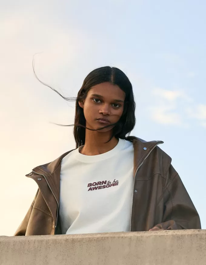 Camiseta manga corta con estampado