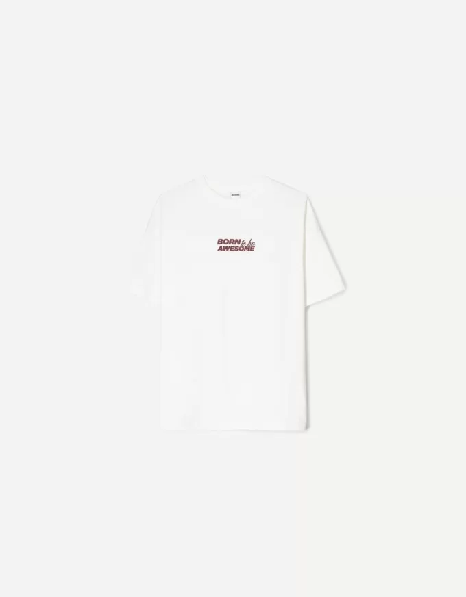Camiseta manga corta con estampado