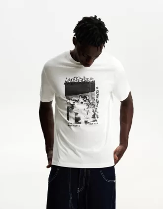 Camiseta manga corta con estampado