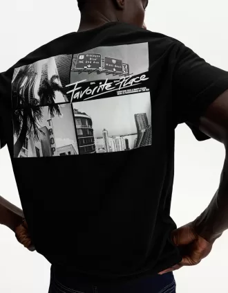 Camiseta manga corta con estampado