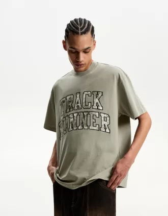 Camiseta manga corta con estampado