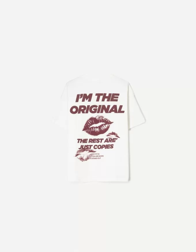 Camiseta manga corta con estampado