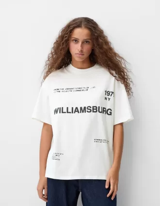 Camiseta manga corta con estampado