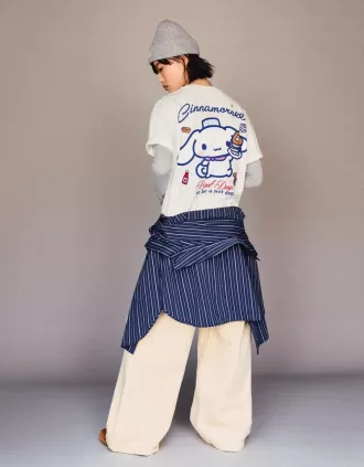 Camiseta manga corta con estampado Cinnamoroll