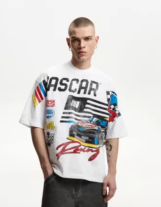 Camiseta manga corta con estampado Nascar