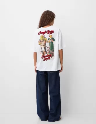Camiseta manga corta estampado Shrek