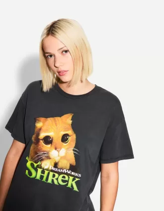 Camiseta manga corta estampado Shrek