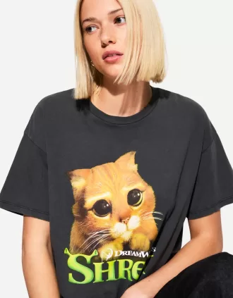Camiseta manga corta estampado Shrek