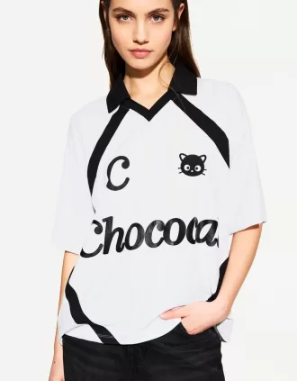 Camiseta manga corta estampado chococats