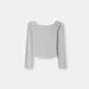 Camiseta manga larga escote Bardot Camiseta manga larga escote Bardot