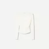 Camiseta manga larga fruncida Camiseta manga larga fruncida
