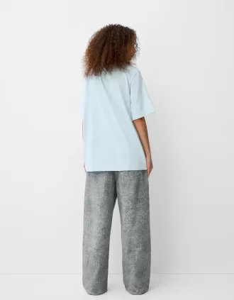 Camiseta oversize manga corta