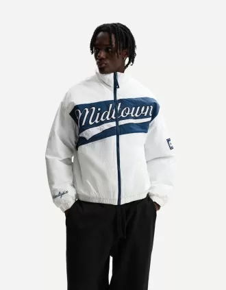 Cazadora acolchada estampada