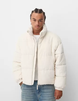 Chaqueta acolchada de pana