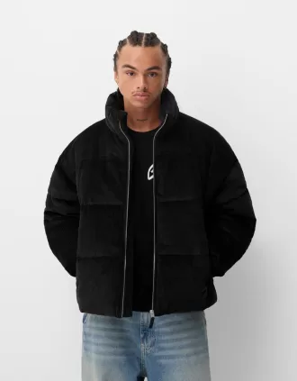Chaqueta acolchada de pana