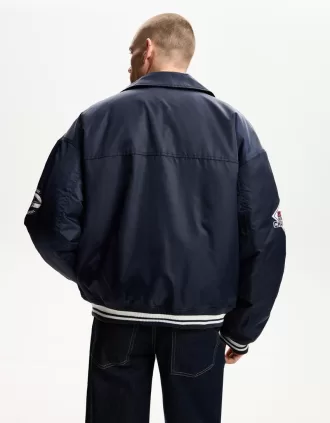 Chaqueta bomber universitaria