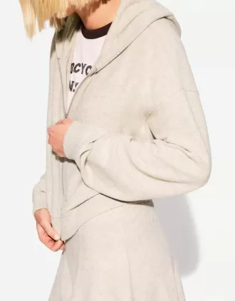 Chaqueta con capucha y cremallera