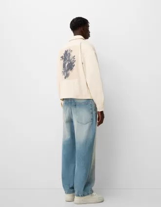Chaqueta de algodón con estampado