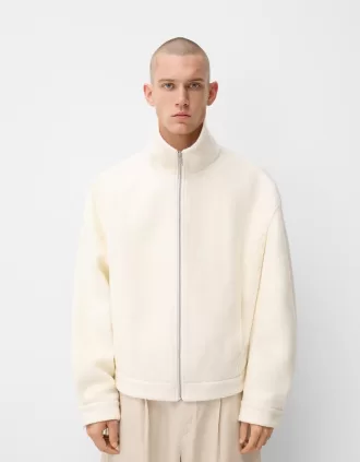 Chaqueta mezcla de lana