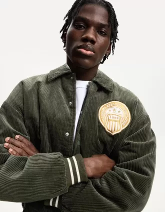Chaqueta retro de pana