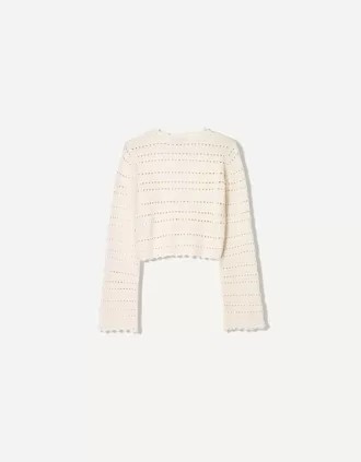 Chaqueta rústica calada