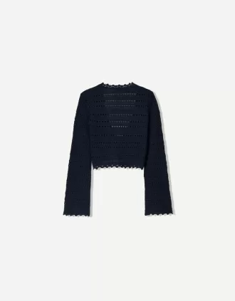 Chaqueta rústica calada