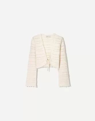 Chaqueta rústica calada