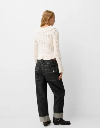Chaqueta rústica con volantes
