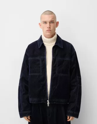 Chaqueta vaquera con bolsillos