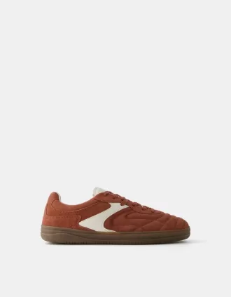 Deportivas retro piel serraje