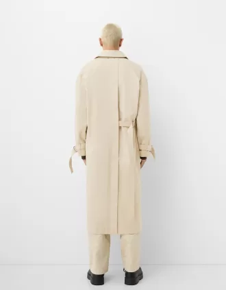 Gabardina oversize
