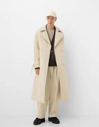 Gabardina oversize