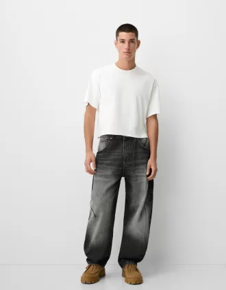 Jeans baggy con corte globo