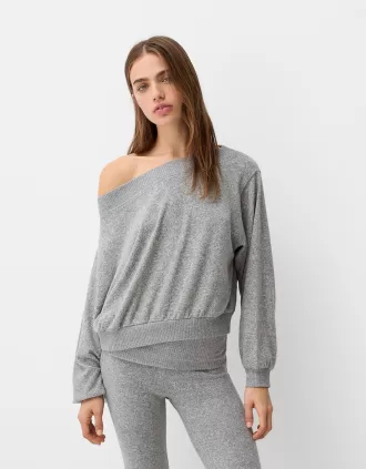 Jersey asimétrico tacto suave