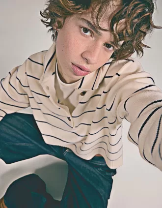 Jersey con cuello polo