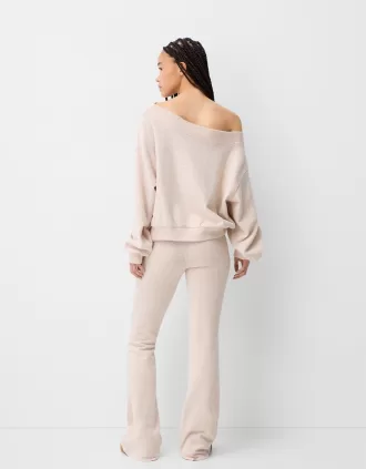 Jersey cuello asimétrico tacto suave