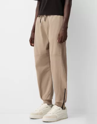 Joggers con cremalleras