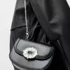 Minaudière con cierre de strass