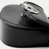 Minaudière con cierre de strass