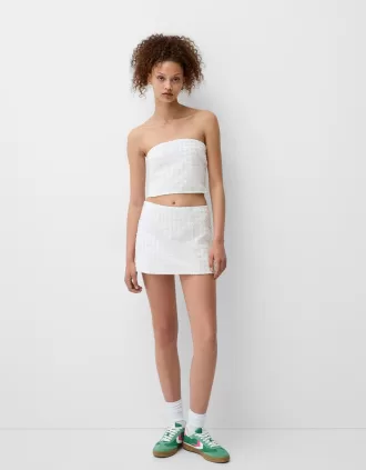 Minifalda con pedrería