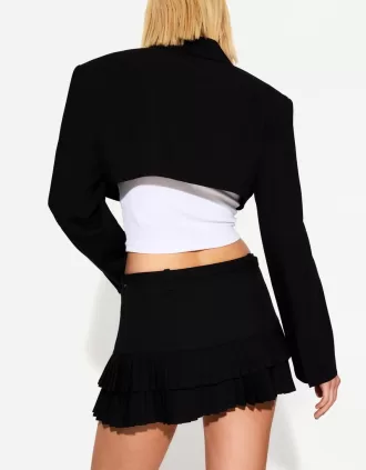 Minifalda con pliegues