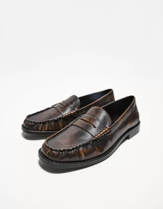 Mocasines detalle fruncido