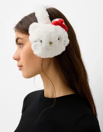 Orejeras Hello Kitty pelo sintético
