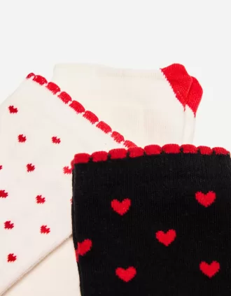 Pack 3 calcetines corazones