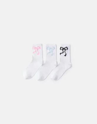 Pack 3 calcetines lazo