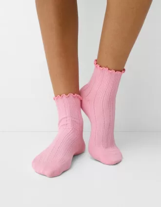Pack de 2 calcetines pointelle