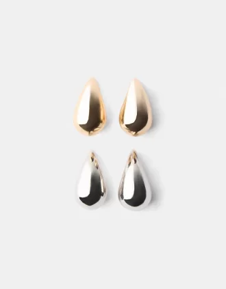 Pack de 2 pendientes de gota